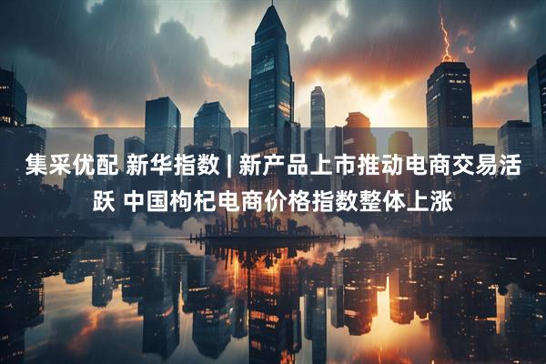 集采优配 新华指数 | 新产品上市推动电商交易活跃 中国枸杞电商价格指数整体上涨