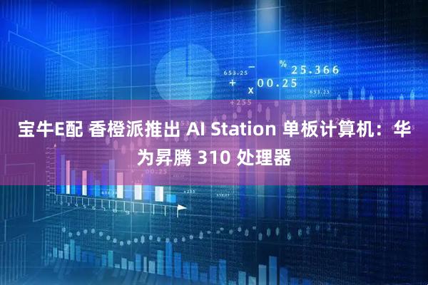 宝牛E配 香橙派推出 AI Station 单板计算机：华为昇腾 310 处理器